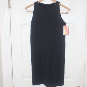 Yummie Lisbon Tank Dress in Black Small Stretchy Bodycon  NWT